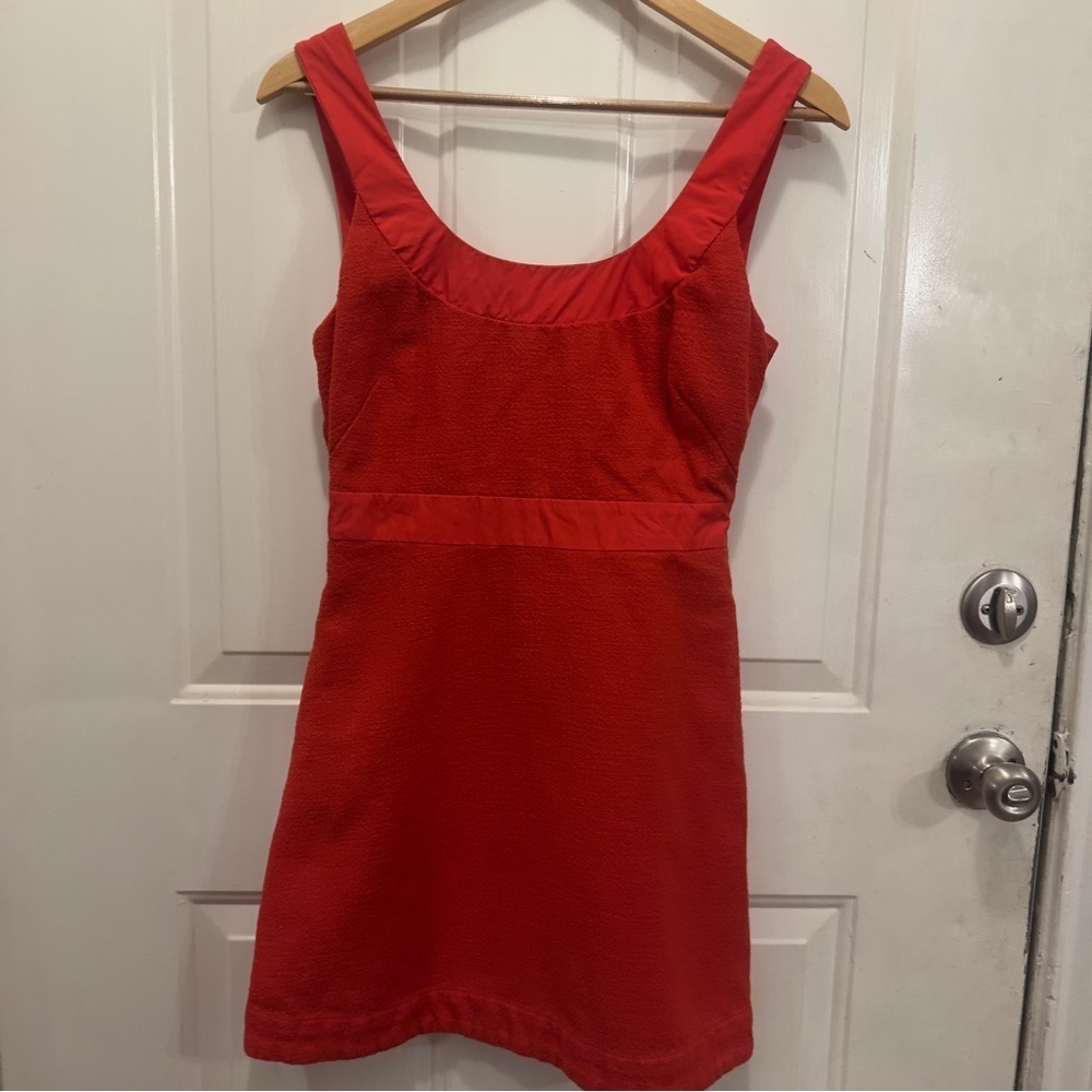 Maeve Red Sleeveless Mini Dress - Picture 3 of 6